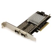 Image de StarTech.com Carte réseau PCI Express à 2 ports fibre optique 10 Gigabit Ethernet avec SFP+ ouvert et chipset Intel (PEX20000SFPI)