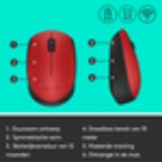 Image de Logitech M171 Red-K souris Ambidextre RF sans fil Optique 1000 DPI (910-004641)