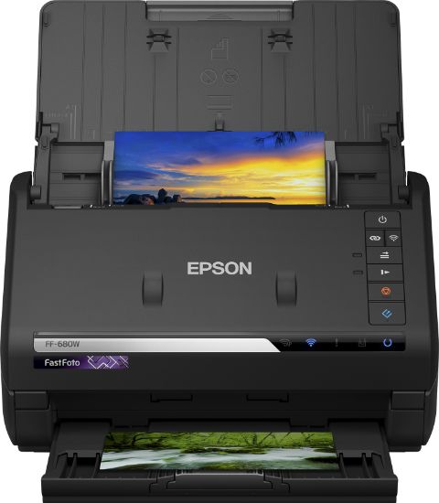Image de Epson FastFoto FF-680W Alimentation papier de scanner 600 x 600 DPI A4 Noir (B11B237401)