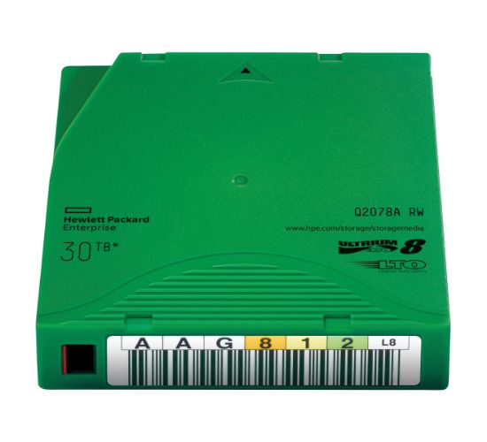 Image de HP support de stockage de secours Bande de données vierge 30000 Go LTO 1,27 cm (Q2078AC)