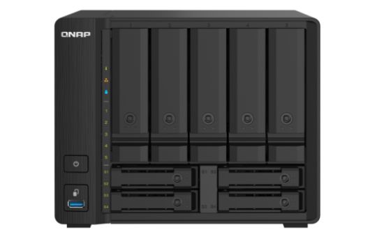 Image de QNAP TS-932PX NAS Tower Annapurna Labs Alpine AL-324 4 Go DDR4 0 To QNAP Turbo System Noir (TS-932PX-4G)
