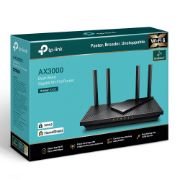 Image de TP-Link routeur sans fil Gigabit Ethernet Bi-bande (2,4 GHz / 5 GHz) Noir (ARCHER AX55)