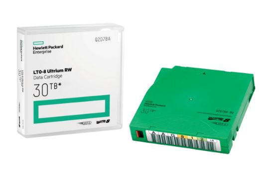 Image de HP support de stockage de secours Bande de données vierge 30000 Go LTO 1,27 cm (Q2078AL)