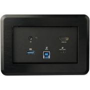 Image de StarTech.com Boîtier de connectivité pour table de conférence - Station d'accueil escamotable - 4K HDMI et Power Delivery (KITBZDOCK)