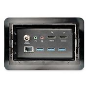 Image de StarTech.com Boîtier de connectivité pour table de conférence - Station d'accueil escamotable - 4K HDMI et Power Delivery (KITBZDOCK)