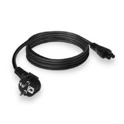 Image de ACT câble électrique Noir 2 m CEE7/7 Coupleur C5 (AC3310)