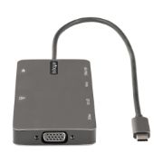 Image de StarTech.com Adaptateur Multiport USB-C - Dock de voyage HDMI 4K 30Hz ou VGA - Hub USB 3.0 5Gbps (Ports USB A / USB C) - 100W Power Delivery - SD/Micro SD - GbE - Mini Dock ... (DKT30CHVSDPD)