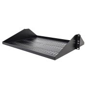 Image de StarTech.com Étagère Rack 19 pouces 2U - Plateau Rackable Universel Ventilé - Étagère Baie de Brassage - Étagère Cantilever Rack 19" - Capacité 91kg - Rangement Rack ... (SHELF-2U-14-CENTER-V)