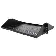 Image de StarTech.com Étagère Rack 19 pouces 2U - Plateau Rackable Universel Ventilé - Étagère Baie de Brassage - Étagère Cantilever Rack 19" - Capacité 91kg - Rangement Rack ... (SHELF-2U-14-CENTER-V)