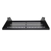 Image de StarTech.com Étagère Rack 19 pouces 2U - Plateau Rackable Universel Ventilé - Étagère Baie de Brassage - Étagère Cantilever Rack 19" - Capacité 91kg - Rangement Rack ... (SHELF-2U-14-CENTER-V)