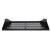 Image de StarTech.com Étagère Rack 19 pouces 2U - Plateau Rackable Universel Ventilé - Étagère Baie de Brassage - Étagère Cantilever Rack 19" - Capacité 91kg - Rangement Rack ... (SHELF-2U-14-CENTER-V)