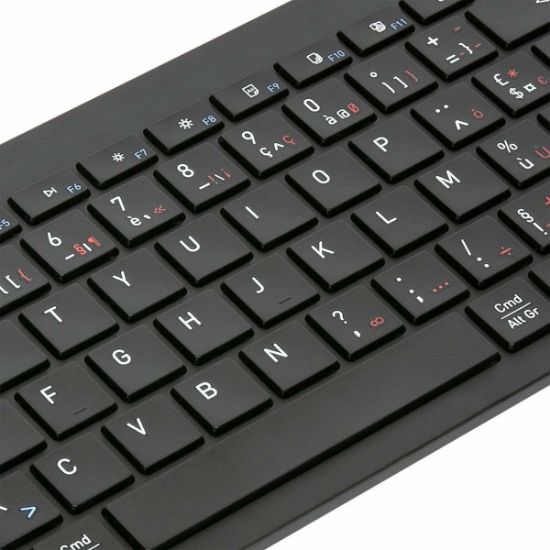 Image de Targus clavier Maison Bluetooth AZERTY Belge Noir (AKB863BE)