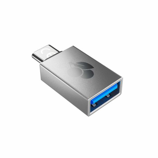 Image de CHERRY changeur de genre de câble USB-A USB-C Argent (61710036)
