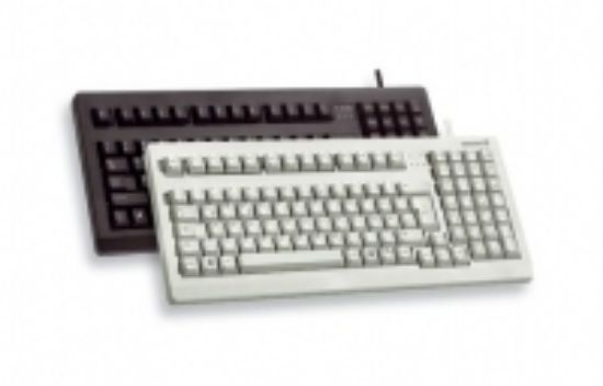 Image de CHERRY G80-1800 Compact Clavier filaire, gris clair, PS2/USB, AZERTY - FR (G80-1800LPCFR-0)