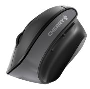 Image de CHERRY MW 4500 Souris ergonomique sans fil, pour droitiers, inclinée à 45°, noir, USB (JW-4500)