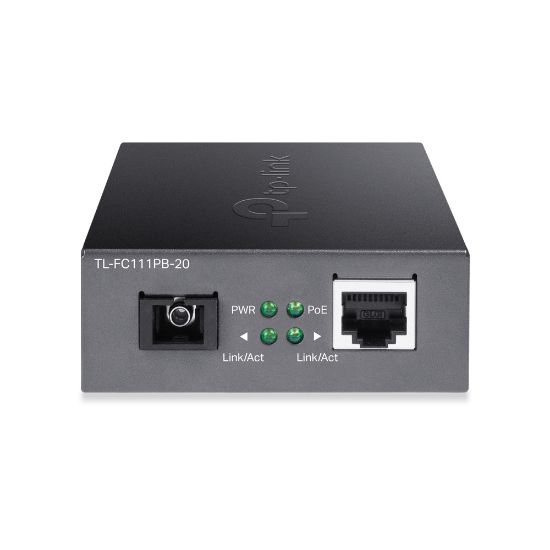 Image de TP-Link convertisseur de support réseau 100 Mbit/s Noir (TL-FC111PB-20)