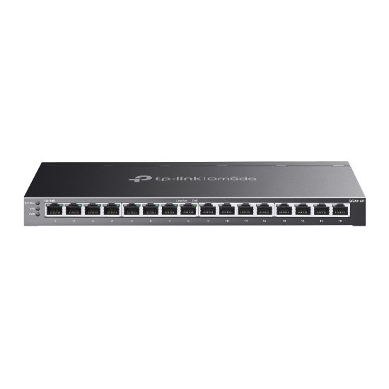 Image de TP-Link Omada commutateur réseau Géré L2/L2+ Gigabit Ethernet (10/100/1000) Connexion Ethernet, supportant l'alimentation via ce port (PoE) Noir (SG2016P)