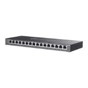Image de TP-Link Omada commutateur réseau Géré L2/L2+ Gigabit Ethernet (10/100/1000) Connexion Ethernet, supportant l'alimentation via ce port (PoE) Noir (SG2016P)
