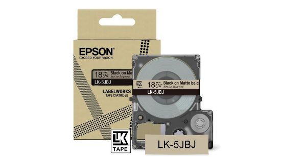Image de Epson LK-5JBJ Beige, Noir (C53S672091)