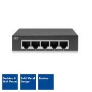 Image de ACT commutateur réseau Non-géré Gigabit Ethernet (10/100/1000) Gris (AC4415)
