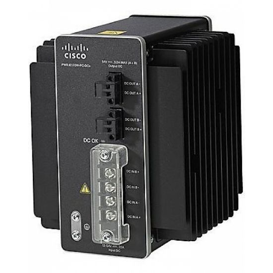 Image de Cisco 170W AC to DC or High DC to DC power supply Unités d'alimentation d'énergie - Noir (PWR-IE170W-PC-AC=)