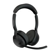 Image de Jabra Evolve2 55 Casque Avec fil &sans fil Arceau Bureau/Centre d'appels Bluetooth Socle de chargement Noir (25599-989-889)