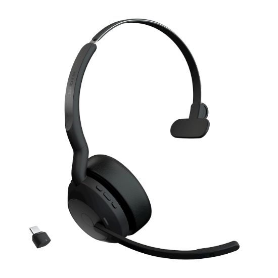 Image de Jabra Evolve2 55 Casque Sans fil Arceau Bureau/Centre d'appels Bluetooth Noir (25599-889-899)