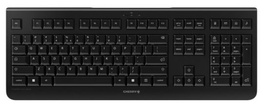 Image de CHERRY KW 3000 clavier Universel RF sans fil QWERTY US International Noir (JK-3000EU-2)