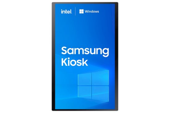 Image de Samsung KM24C-5 En forme de kiosk 61 cm (24") LED 250 cd/m² Full HD Blanc Écran tactile Intégré dans le processeur Windows 10 IoT Enterprise 16/7 (LH24KMC5BGCXEN)