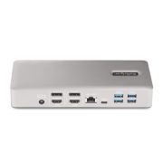 Image de StarTech.com Station d'Accueil Thunderbolt 4 pour Écrans Multiples, Docking Station/Dock pour Quadruples/Triples/Doubles Écrans - 2x HDMI/2x DisplayPort, Hub 7x USB, Et ... (132UE-TB4USB4DOCK)