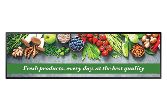 Image de Samsung SH37C Conception panoramique 94 cm (37") LCD Wifi 700 cd/m² Noir Tizen 7.0 24/7 (LH37SHCEBGBXEN)