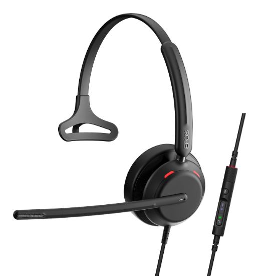 Image de EPOS IMPACT 730T Casque Avec fil Arceau Appels/Musique USB Type-C / USB Type-A Noir (1001212)