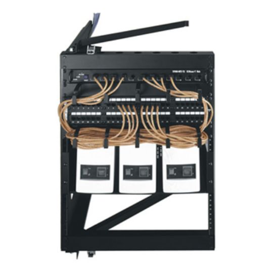 Image de Middle Atlantic Products étagère 12U Rack monté sur le mur Noir (SFR-12-12)