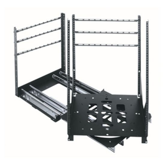 Image de Middle Atlantic Products étagère 15U Rack monté sur le mur Noir (SRSR-4-15)