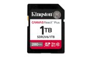 Image de Kingston Technology 1TB Canvas React Plus SDXC UHS-II 280R/150W U3 V60 for Full HD/4K (SDR2V6/1TB)