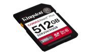 Image de Kingston Technology 512GB Canvas React Plus SDXC UHS-II 280R/150W U3 V60 for Full HD/4K (SDR2V6/512GB)