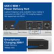 Image de ACT station d'accueil Avec fil USB 3.2 Gen 2 (3.1 Gen 2) Type-C Noir (AC7160)