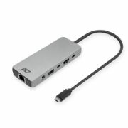 Image de ACT Station d'accueil USB-C 4K / 8K 30Hz pour 1 moniteur HDMI, 2,5 Gigabit ethernet, USB-C 10Gbps, USB-A 10Gbps, audio 3,5mm, PD pass-through (AC7095)