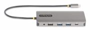 Image de StarTech.com Adaptateur Multiport USB-C Triple Moniteur, Double HDMI et DisplayPort 4K 60Hz + 4K 30Hz, Adaptateur USB-C, Hub USB 4 Ports, 100W PD Pass-Through, GbE, L ... (154B-USBC-MULTIPORT)