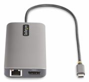 Image de StarTech.com Adaptateur Multiport USB-C Triple Moniteur, Double HDMI et DisplayPort 4K 60Hz + 4K 30Hz, Adaptateur USB-C, Hub USB 4 Ports, 100W PD Pass-Through, GbE, L ... (154B-USBC-MULTIPORT)