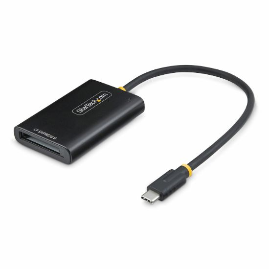 Image de StarTech.com Lecteur de Cartes USB-C CFexpress Type B, USB 10Gbps, Lecteur de Cartes Mémoire Portable, Adaptateur USB Type-C vers CF Express 2.0, Fonctionne avec Tou ... (1B-USB-C-CFE-ADAPTER)