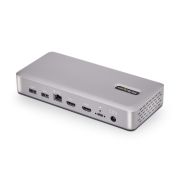 Image de StarTech.com Station d'Accueil USB4, USB-C 40Gbps, Double Vidéo HDMI, Jusqu'à 2x 4K 60Hz 4:4:4 (RGB) ou 2x 4K 120Hz 4:2:2, Dock Multi-Moniteur, 6x USB, 2.5GbE, 100W PD (155UE-USB4-DOCK)