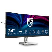 Image de Philips 5000 series écran plat de PC 86,4 cm (34") 3440 x 1440 pixels Dual QHD LCD Gris (34B2U5600C/00)