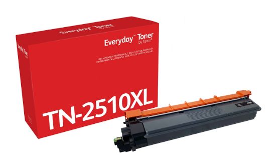 Image de Toner Noir Everyday™ de Xerox compatible avec Brother TN2510XL, Grande capacité (006R04870)
