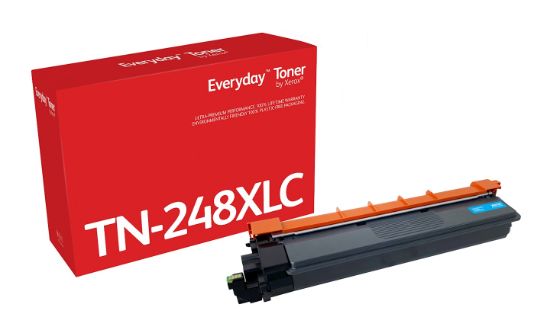 Image de Toner Cyan Everyday™ de Xerox compatible avec Brother TN248XLC, Grande capacité (006R04876)