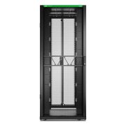 Image de APC Rack Netshelter SX Server, 2e génération, 42U, 1 991H x 800L x 1 200D mm, avec panneaux latéraux, noir (AR3380B2)
