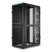 Image de APC Rack Netshelter SX Server, 2e génération, 42U, 1 991H x 800L x 1 200D mm, avec panneaux latéraux, noir (AR3380B2)