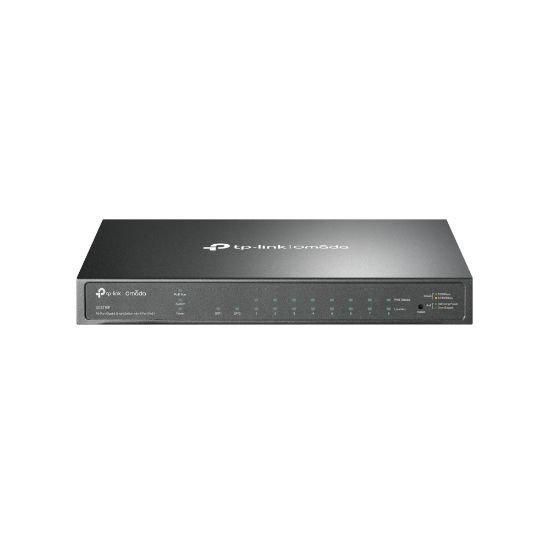 Image de TP-Link Omada commutateur réseau Géré L2/L2+ Gigabit Ethernet (10/100/1000) Connexion Ethernet, supportant l'alimentation via ce port (PoE) Noir (SG2210P)