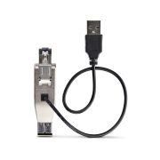 Image de StarTech.com Convertisseur de Média Fibre Gigabit vers Ethernet RJ45, Optique Monomode 10km/Multimode 800m, Alimenté par USB, Design Compact, Boîtier Métallique, Mic ... (D01ML55U-FIBER-MEDIA)