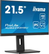 Image de iiyama ProLite écran plat de PC 54,6 cm (21.5") 1920 x 1080 pixels Full HD LED Noir (XUB2293HSU-B7)